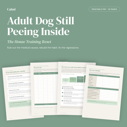 The House-Training Reset — adult dog peeing inside guide cover