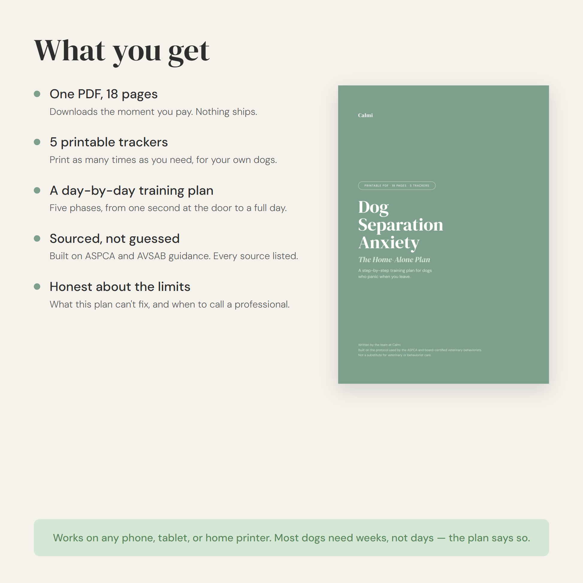 What you get: 18-page PDF plus 5 printable trackers