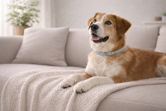 calming pheromone collar for anxious dogs - Calmi - gray 4-pack
